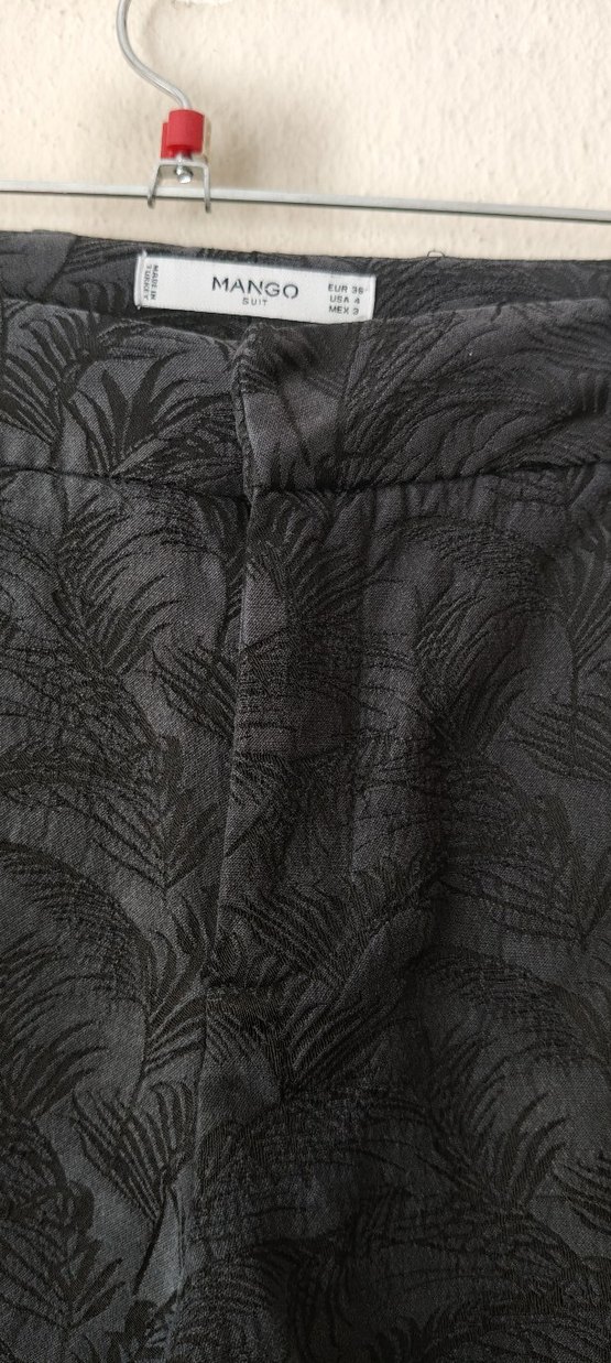 Desenli Kadın Kumaş Pantolon - Görsel 3