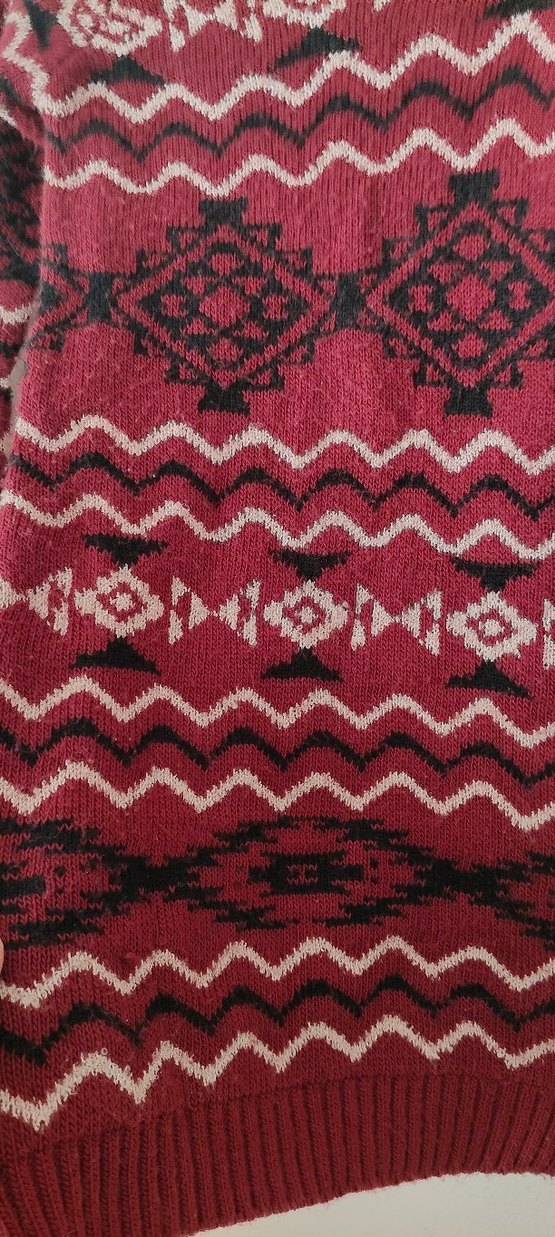 Bohem Triko Elbise - Görsel 4