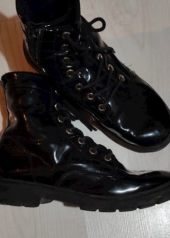 Siyah Rugan Punk Botlar - Görsel 5