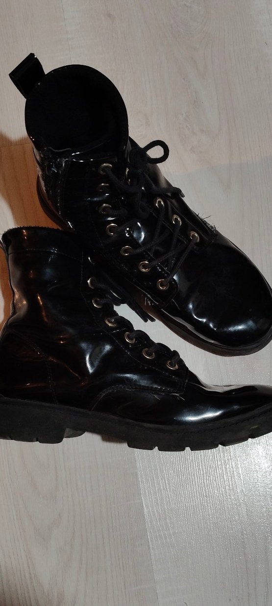Siyah Rugan Punk Botlar - Görsel 5
