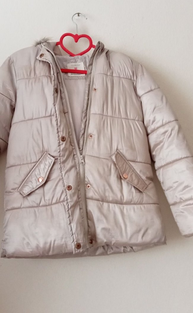 Primark Bej Kız Çocuk Mont - Görsel 4