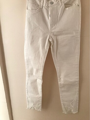 Koton Beyaz Jean Pantolon