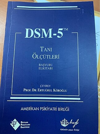 Dsm-5 tanı ölçütleri