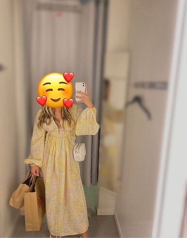 H&M Sarı Elbise