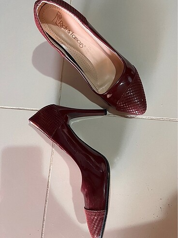Diğer Bordo stiletto ayakkabı