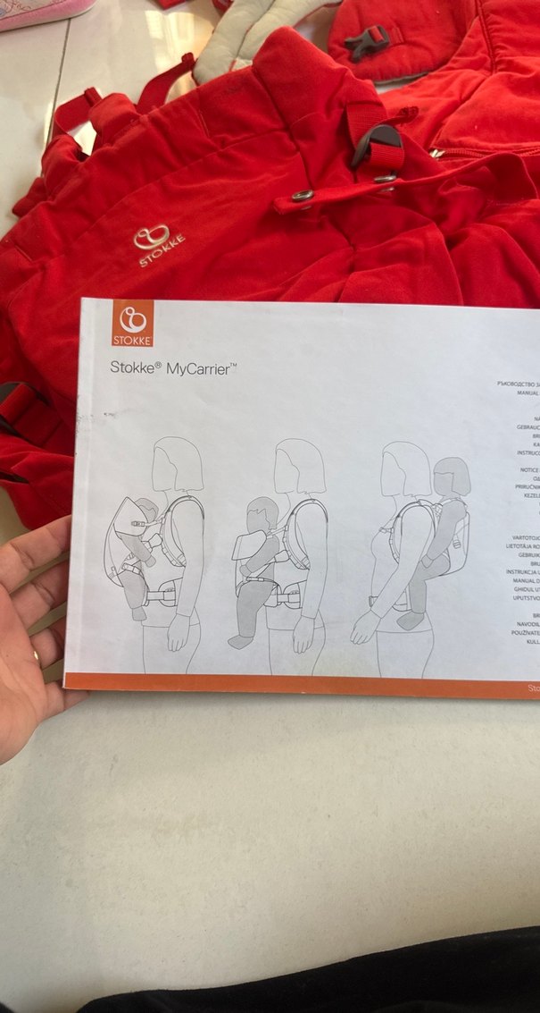 Stokke my carrier front and back - Görsel 2