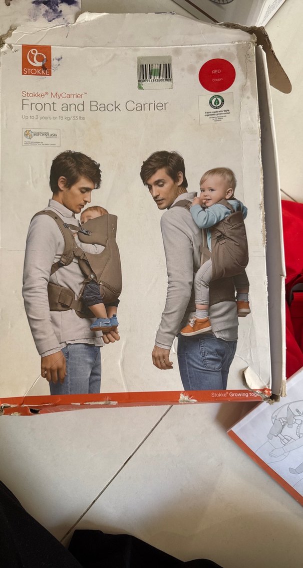 Stokke my carrier front and back - Görsel 3
