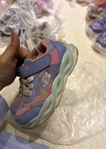 Kız Çocuk Bağcıksız Tie-Dye Spor Ayakkabı - Görsel 2