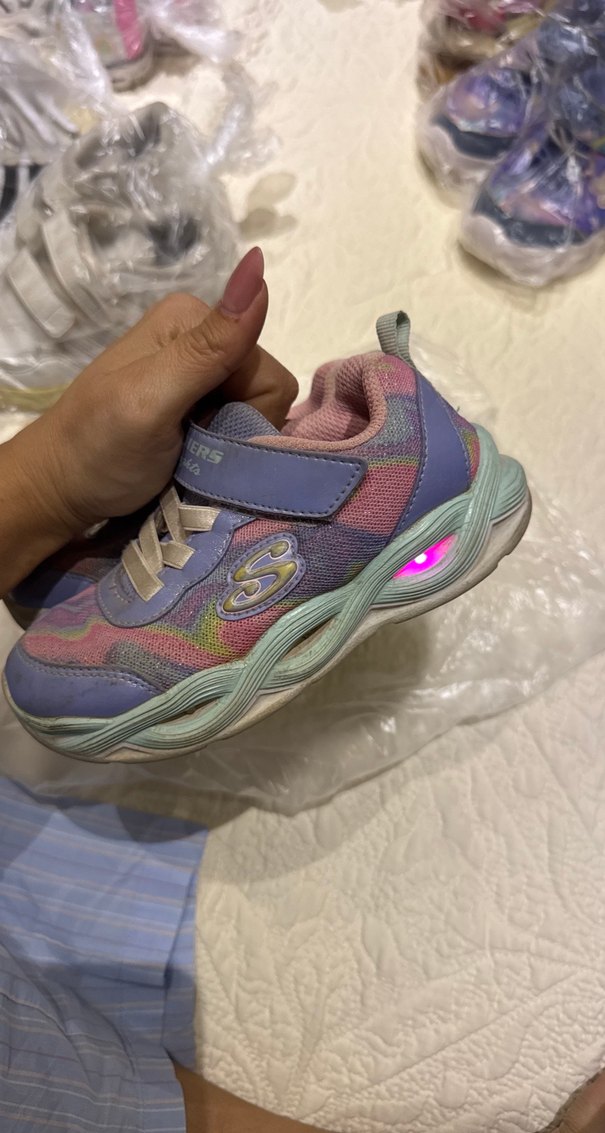 Kız Çocuk Bağcıksız Tie-Dye Spor Ayakkabı - Görsel 5