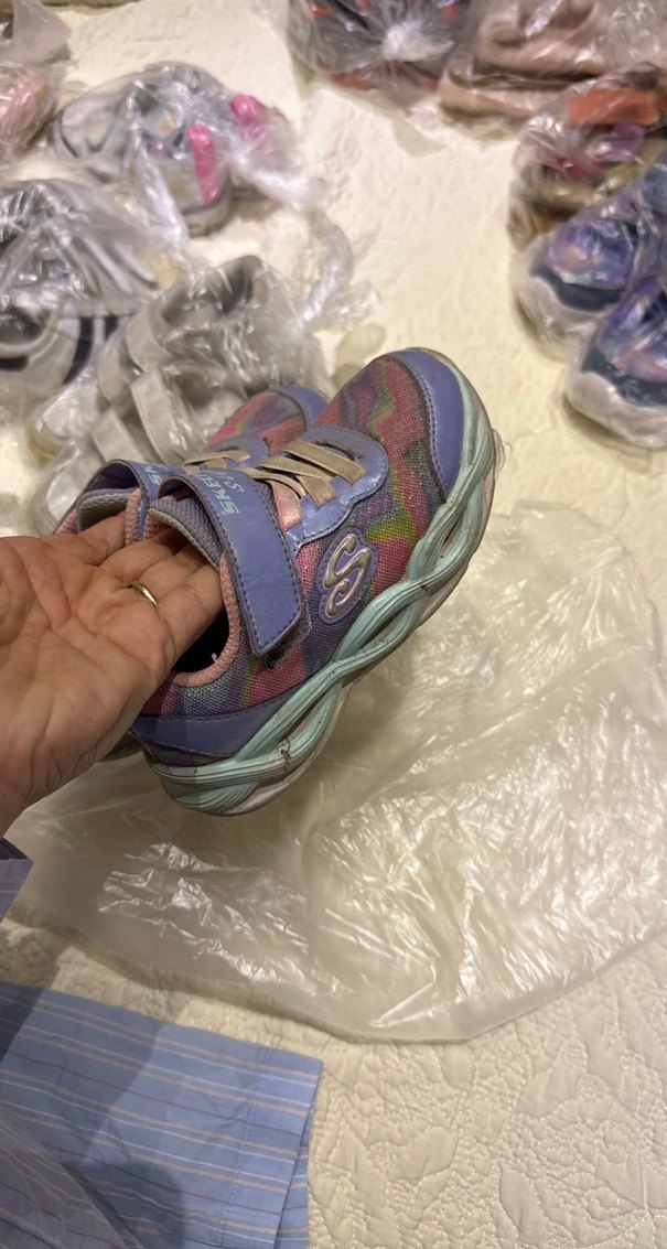 Kız Çocuk Bağcıksız Tie-Dye Spor Ayakkabı - Görsel 3