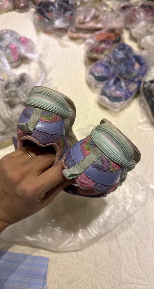 Kız Çocuk Bağcıksız Tie-Dye Spor Ayakkabı - Görsel 4