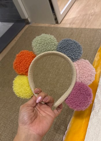 Bohem Esintili Çok Renkli Örgü Saç Bantları - Görsel 5