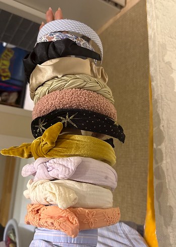 Bohem Esintili Çok Renkli Örgü Saç Bantları - Görsel 4