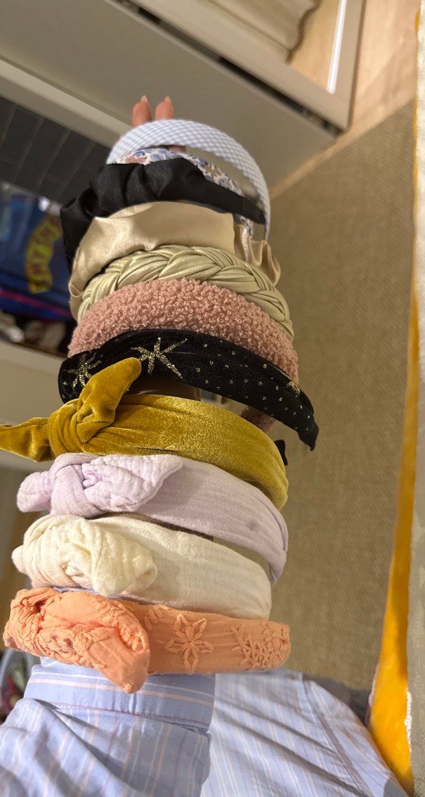 Bohem Esintili Çok Renkli Örgü Saç Bantları - Görsel 3