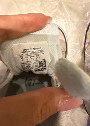 Kız Çocuk Çok Renkli Bağcıksız Spor Ayakkabı - Görsel 7