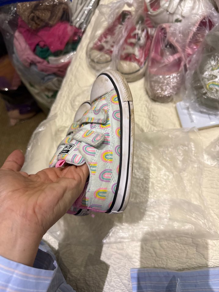 Kız Çocuk Çok Renkli Bağcıksız Spor Ayakkabı - Görsel 3