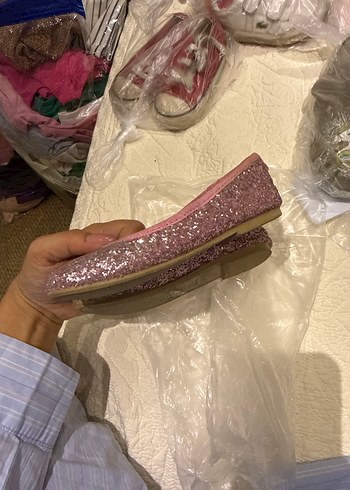 Parlak Pembe Kız Çocuk Babet Ayakkabı - Görsel 2