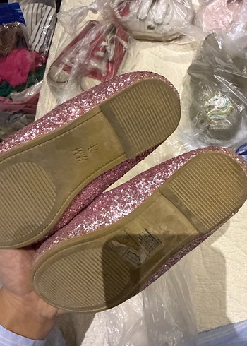 Parlak Pembe Kız Çocuk Babet Ayakkabı - Görsel 3