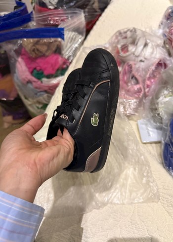 Siyah Lacoste çocuk Spor Ayakkabı - Görsel 3