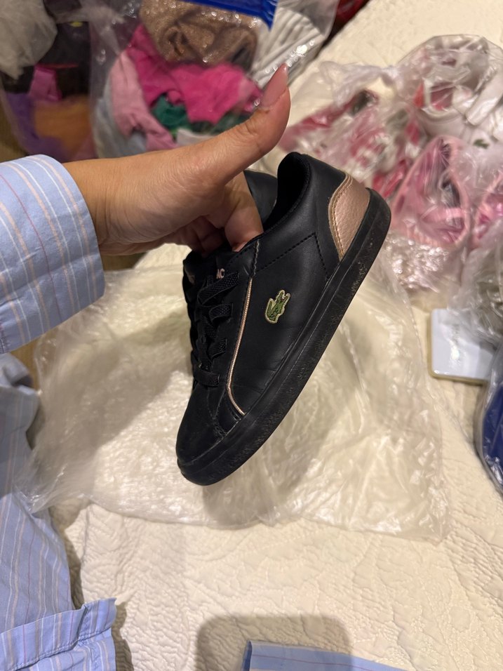 Siyah Lacoste çocuk Spor Ayakkabı - Görsel 2