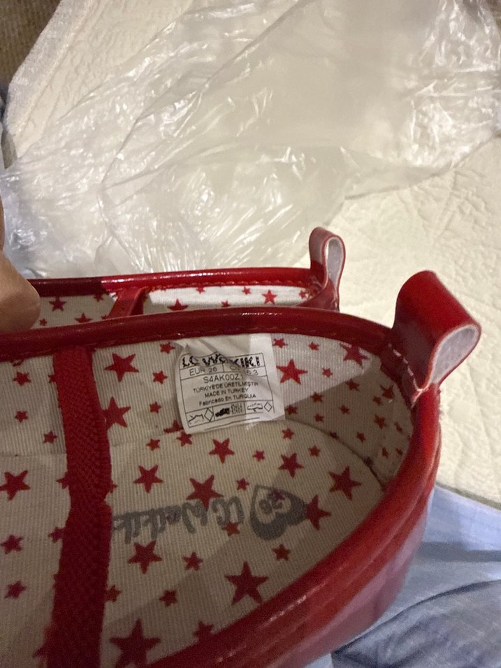 Kız Çocuk Kırmızı Tokalı Babet - Görsel 5