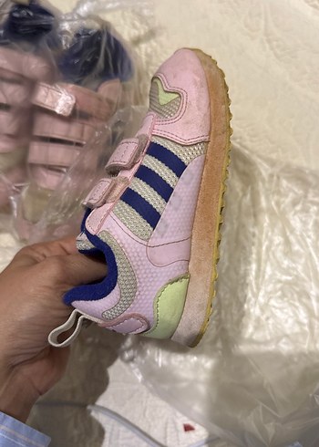 Kız Çocuk Pembe Bağcıksız Spor Ayakkabı - Görsel 2