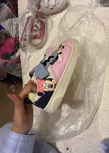 Renkli Minnie Mouse Kız Spor Ayakkabı - Görsel 4