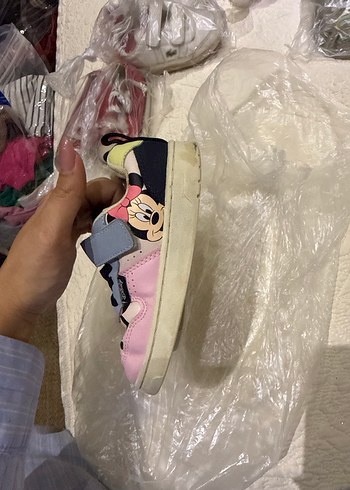 Renkli Minnie Mouse Kız Spor Ayakkabı - Görsel 2