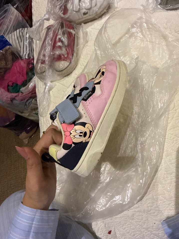 Renkli Minnie Mouse Kız Spor Ayakkabı - Görsel 4