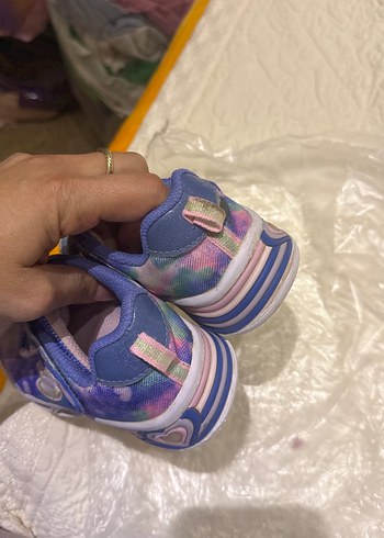 Kız Çocuk Bağcıksız Renkli Bağcıklı Spor Ayakkabı - Görsel 5