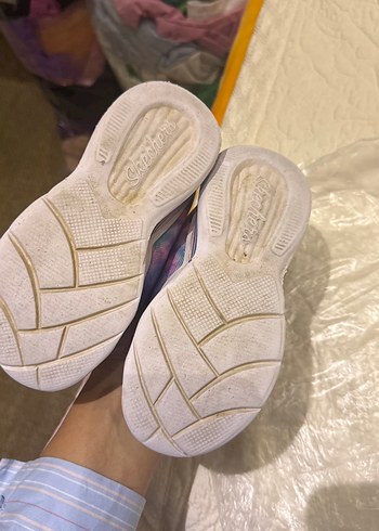 Kız Çocuk Bağcıksız Renkli Bağcıklı Spor Ayakkabı - Görsel 4