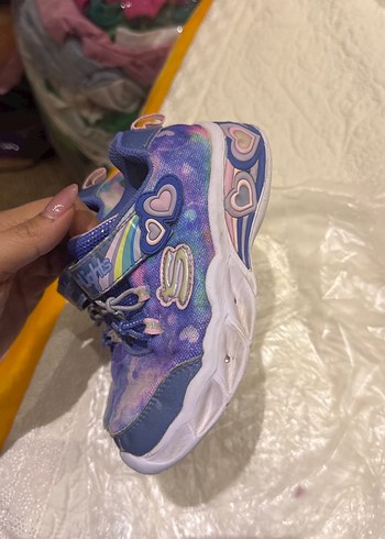 Kız Çocuk Bağcıksız Renkli Bağcıklı Spor Ayakkabı - Görsel 3