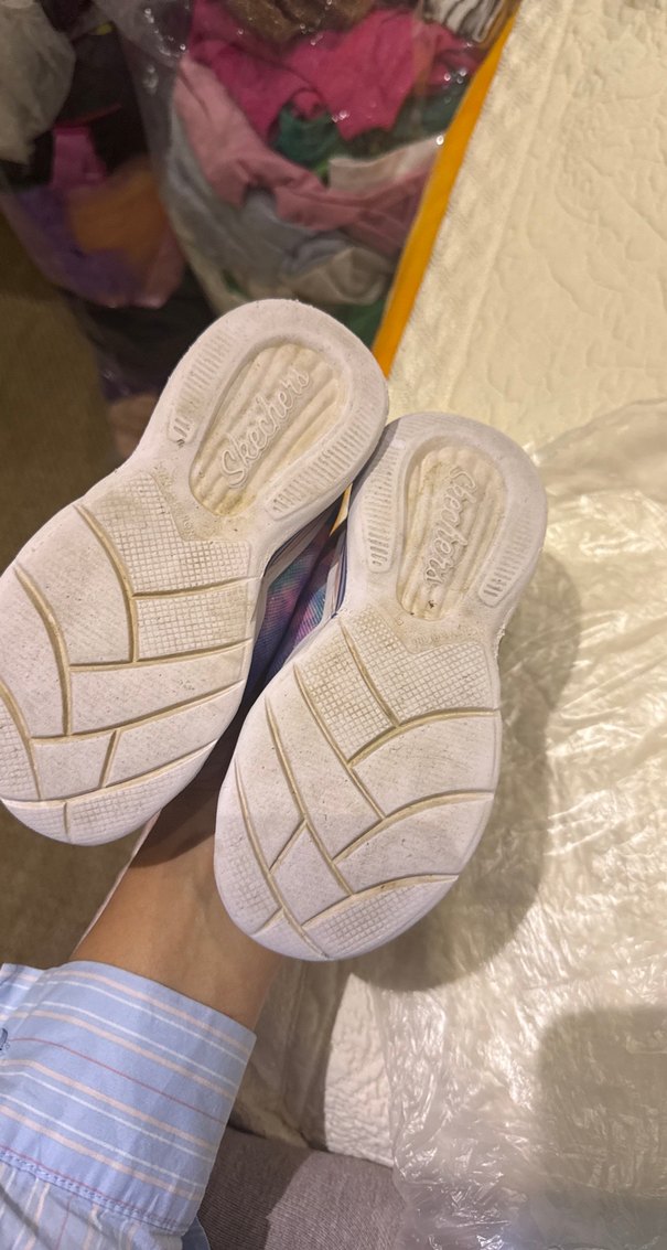 Kız Çocuk Bağcıksız Renkli Bağcıklı Spor Ayakkabı - Görsel 4