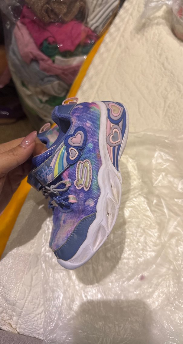 Kız Çocuk Bağcıksız Renkli Bağcıklı Spor Ayakkabı - Görsel 3