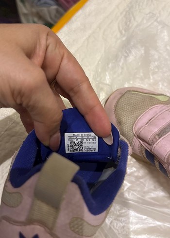 Kız Çocuk Pembe Cırtlı Spor Ayakkabı - Görsel 5