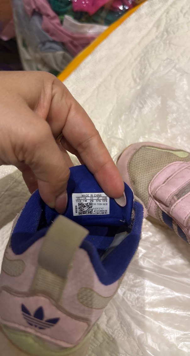 Kız Çocuk Pembe Cırtlı Spor Ayakkabı - Görsel 5