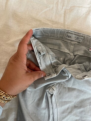 4 Yaş Beden gri Renk Zara jean