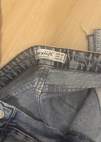 38 Beden gri Renk Regular Fit Kadın Kot Pantolon