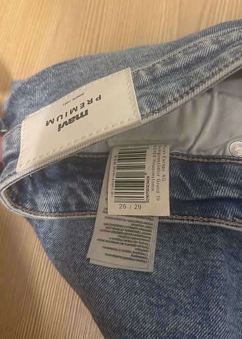 26 Beden mavi Renk Kadın Mavi Denim Regular Fit Jean