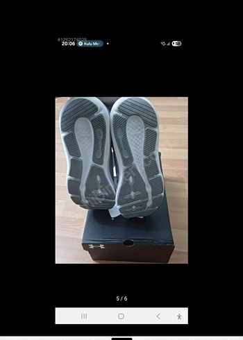 orjinal Gri Under Armour Erkek Koşu Ayakkabısı - Görsel 5