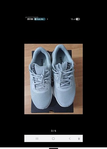 orjinal Gri Under Armour Erkek Koşu Ayakkabısı - Görsel 3