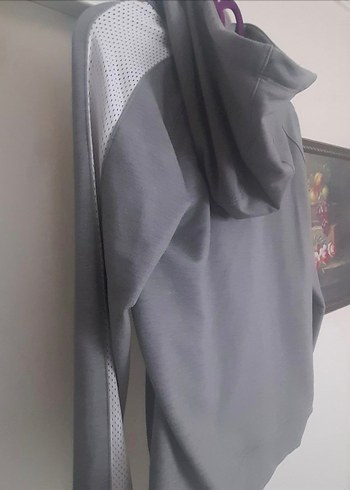 orjinal under armaur Gri unusex Fermuarlı Sweatshirt - Görsel 4