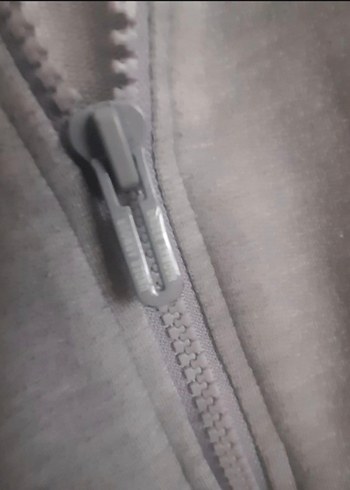 orjinal under armaur Gri unusex Fermuarlı Sweatshirt - Görsel 3