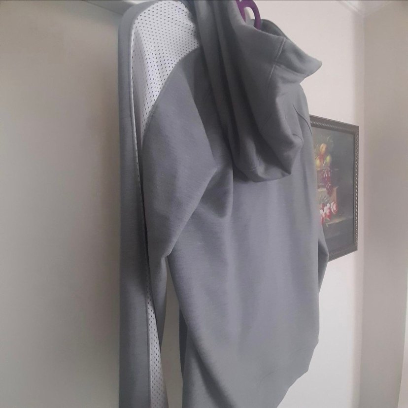 orjinal under armaur Gri unusex Fermuarlı Sweatshirt - Görsel 4