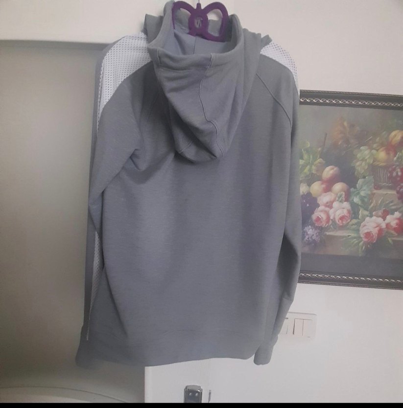 orjinal under armaur Gri unusex Fermuarlı Sweatshirt - Görsel 5