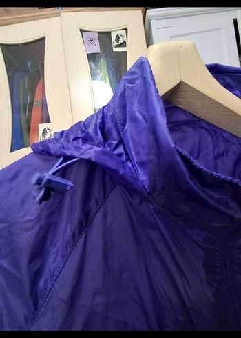 orjinal bir ürün mor Fermuarlı spor Kadın rüzgarlık - Görsel 2