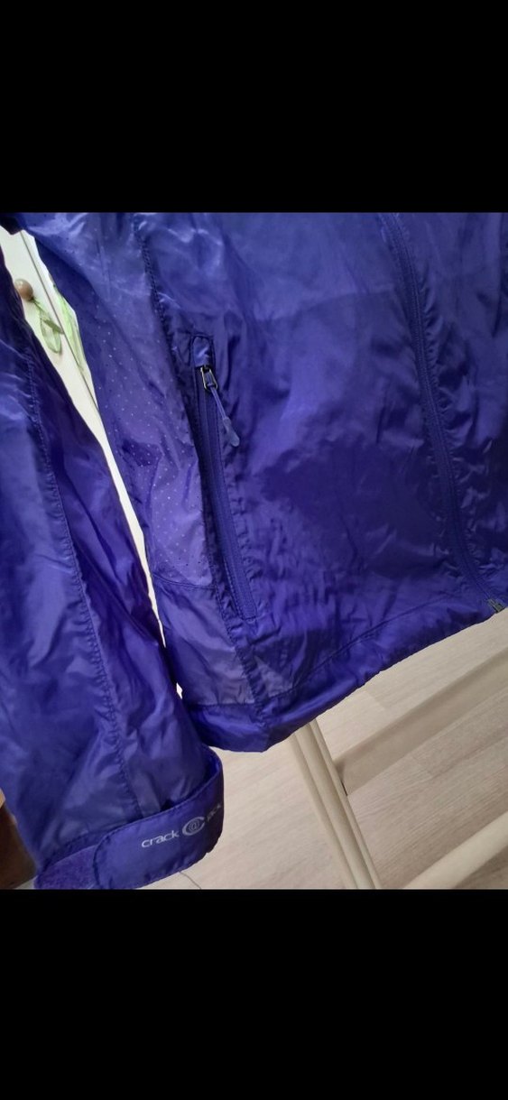 orjinal bir ürün mor Fermuarlı spor Kadın rüzgarlık - Görsel 4