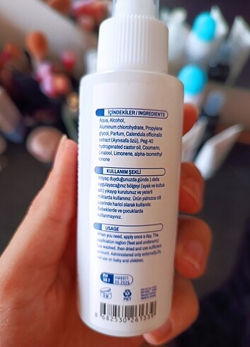 Diğer Ter önleyici sprey
