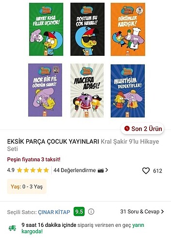 9 LU SET KRAL ŞAKİR 