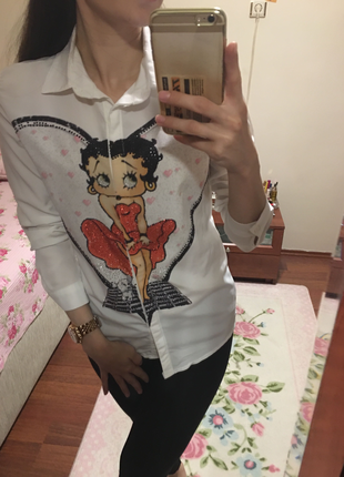 Diğer Betty boob gömlek